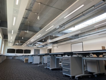 Image of Multiservice Radiant Panels fitted inside Nottingham Trent University Engineering Building